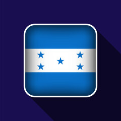 Flat Honduras Flag Background Vector Illustration