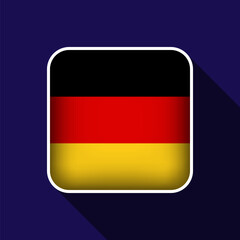 Flat Germany Flag Background Vector Illustration
