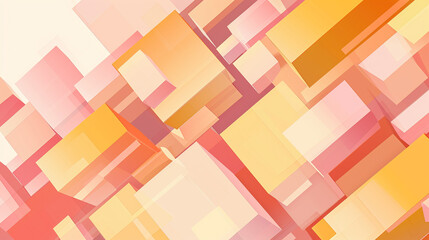 Pastel orange, peach, & custard abstract background vector presentation design. PowerPoint and business background.