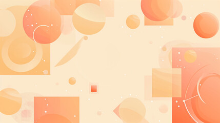 Pastel orange, peach, & custard abstract background vector presentation design. PowerPoint and business background.