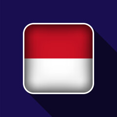 Flat Indonesia Flag Background Vector Illustration