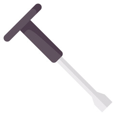 chisel flat vector icon