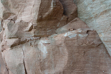 Stone layers with beautiful natural patterns