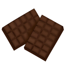 Set of chocolate icons
