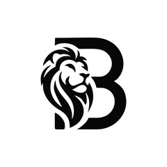 Regal 'B' Logo with Lion Illustration