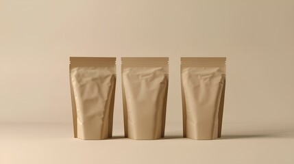 Packaging design mockup with editable text fields. generative AI