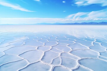 Fototapeta premium A white sand desert