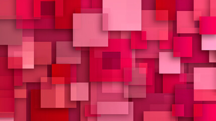 Cherry red & bubblegum pink abstract background vector presentation design. PowerPoint and business background.