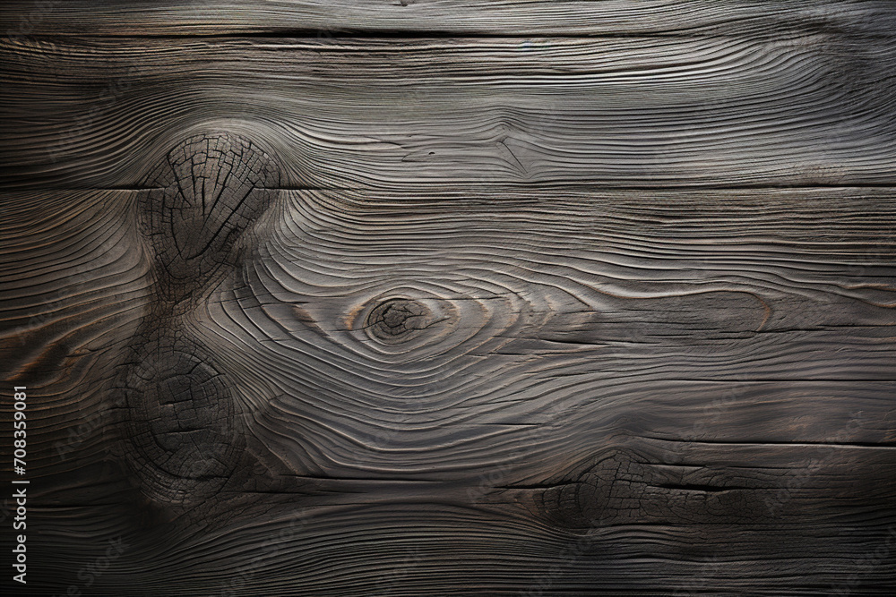Poster simplistic fingerprint lines on a weathered wood texture.