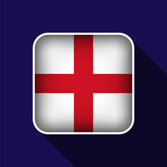 Obraz premium Flat England Flag Background Vector Illustration