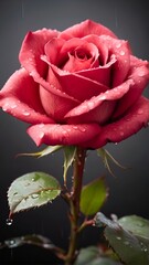 Beautiful red rose wallpaper, Love, Valentines' day, for lovers, beautiful flowers