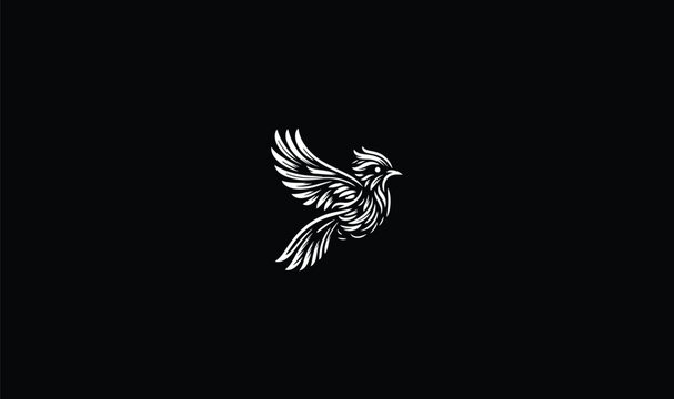 bird logo, bird wing logo, bird flying logo