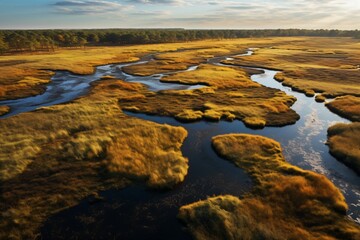 Illustration of a wetland