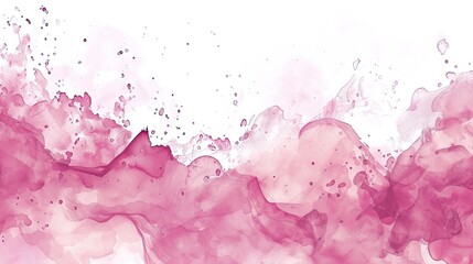 pink watercolor  background, abstract pink  Watercolour painting soft textured, pink Wave pattern watercolor, magenta watercolor
