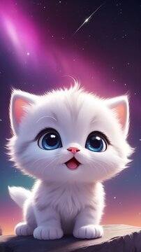 Cute baby kitten, baby cat wallpaper, cute baby animal wallpaper for kids