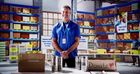 Working In Food Bank Service