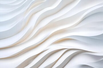 White wavy background with artistic waves in 3D, colorful textures in 3D, and waves textures 