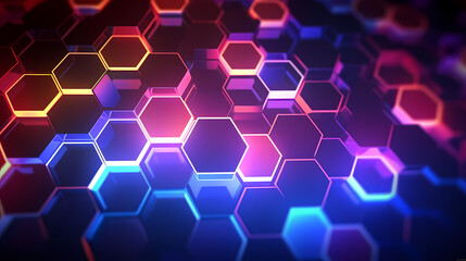 Modern digital abstract 3D background, can be used to describe network, process flow, digital storage, science, education etc.