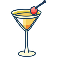 Cocktail Sticker