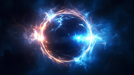 3D computer digital technology network abstract concept background