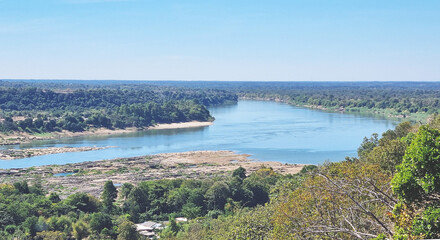 Mekong river photography, canal, beach, coast, water, landscape, island, sky, nature, summer, bay, sand, tourism, laos, thailand, view, shore, river, vacation, rock, scenic, blue, cliff, scenery