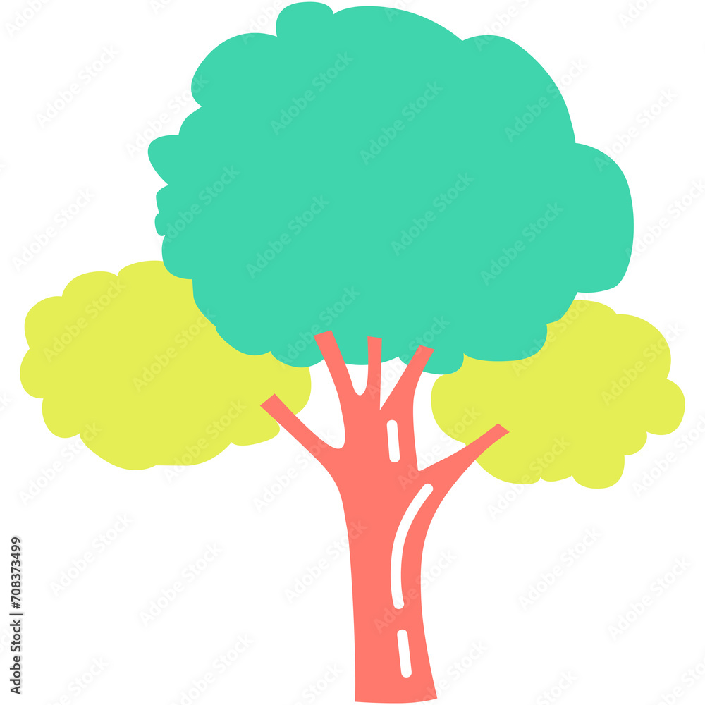 Wall mural Tree Illustration