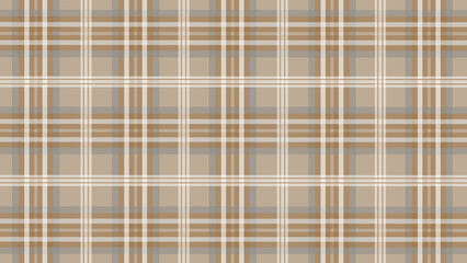 Brown and beige plaid checkered pattern background