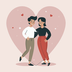 Fototapeta na wymiar Valentine's day Template design, Valentines Day 2024, Valentines Day Posters Layout.