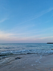 Obraz premium This is the dawn view of Gwakji Beach in Jeju.