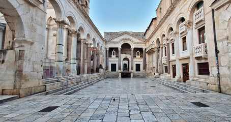 Diocletian's palace in Split - Croatia