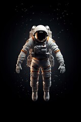 An Astronaut at spacewalk, Generative ai