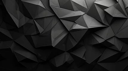 Keuken foto achterwand モノクロの濃い灰色の抽象的な背景GenerativeAI © enopi