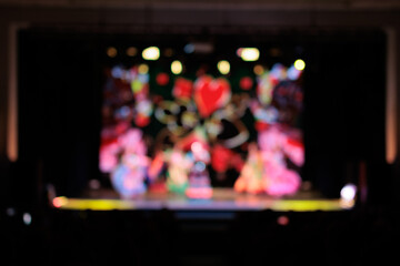 Texture blur and defocus, background for design. Stage light at a concert show
