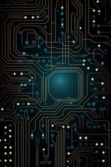 Digital circuit technology background, generative ai