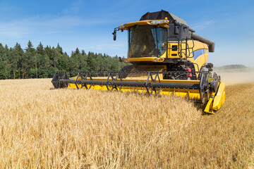 Harvesting with combines
