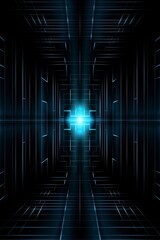 Fototapeta premium Digital circuit technology background, generative ai