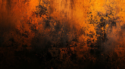 黒茶色オレンジ黄色の抽象的な背景GenerativeAI