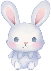 Naklejka na ściany i meble rabbit kawaii cartoon character