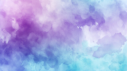 紫色のティールの抽象的な水彩背景GenerativeAI