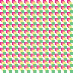 Colored seamless pattern with squares