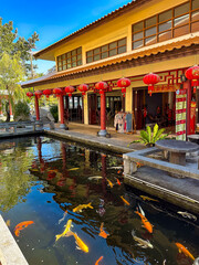 Obraz premium Thai chinese cultural centre in Udon Thani, Thailand