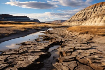 Obraz premium Drought and dry land