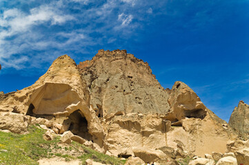 Typical landscape of Cappadocia, Turkey. 