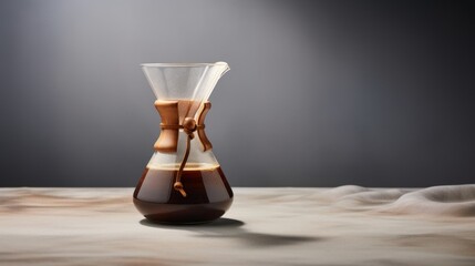 Chemex pour-over coffee maker Generative AI