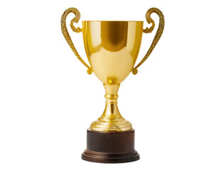 Gpolden winner cup - isolated on transparent background