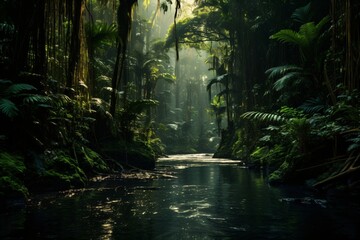 An untouched jungle