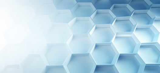 Obraz na płótnie Canvas Blue hexagonal pattern background. Modern geometric design.