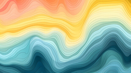 Obraz premium Abstract geometric background, technological lines background and light effects, 3D rendering