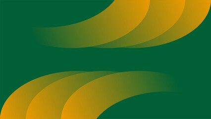 Vector abstract green background with waves suitable for desktop wallpaper, banner or poster background and so on
