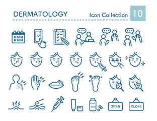 皮膚科アイコンセット